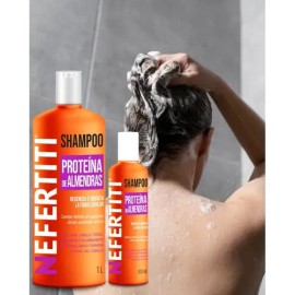 Shampoo Para Cabello Con Almendra Sin Parabenos 1l Nefertiti                                                                                          