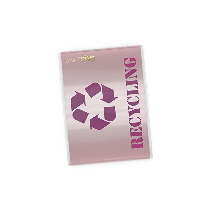 Recycling Sign Stencil - Recycle Symbol Stencil Temlate - 17
