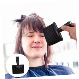 Healeved Nylon Brush Hairdressing Face Brush Plastic Handle Neck Hair Barber's Essential