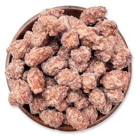 NY SPICE SHOP Cinnamon Almonds - 1 Pound Toffee Almonds Cinnamon Roasted - Bulk Candied Healthy Snacks Mix - Crunchy Coated Almonds