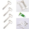 Toothpaste Squeezer, 4 Pcs Metal Manual Toothpaste Squeezer Roller Stainless