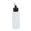 10Pcs Hair Oil Bottle 60ml Leakproof High Temperature Resistant Transparent