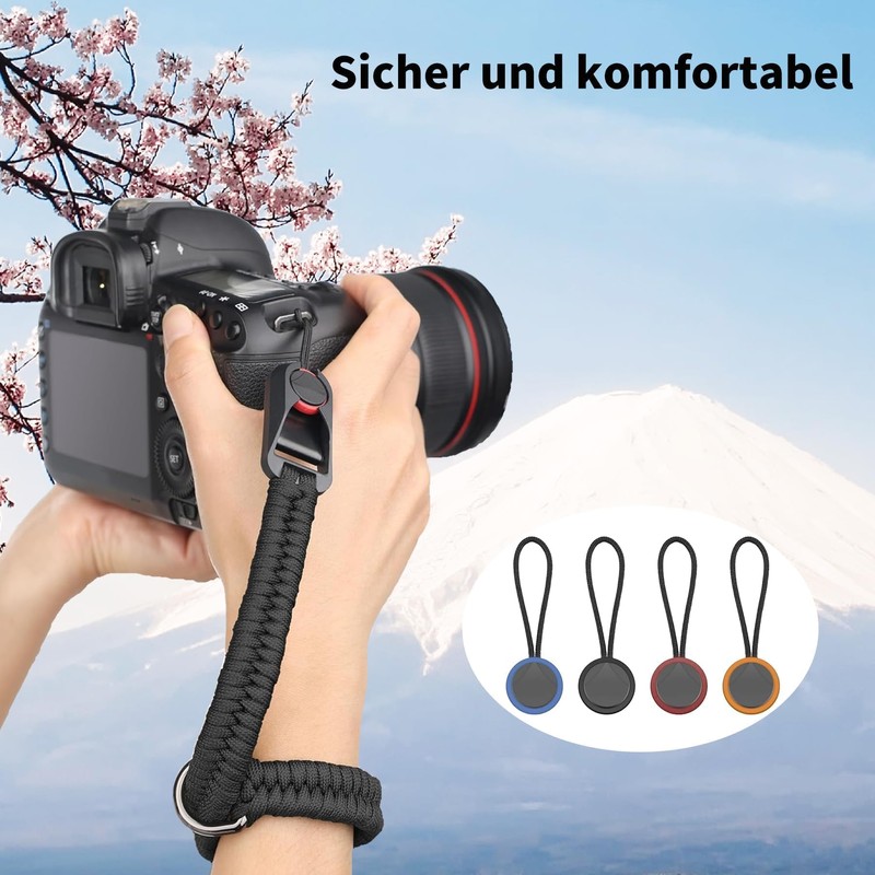 Alriedy Camera Wrist Strap with Quick Release, Adjustable Camera Strap,
