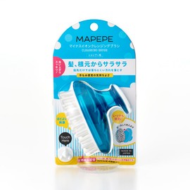 Mapepe Negative Ion Cleansing Brush (Shampoo Brush), Blue, 1 Piece