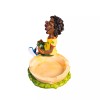 4" Small Rasta Jamaican Man Holding Bowl Polyresin Ashtray Decoration