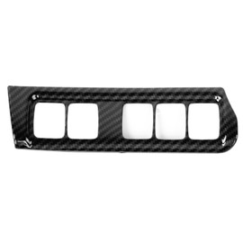 Headlight Switch Button Cover Trim Carbon Fiber Style Fit for Nissan Navara NP300 2015‑2019