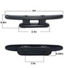 WTMORE Boat Cleats 4 inch, High Impact Black Nylon Dock