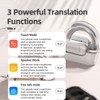 HISHELL Open Headphones with Voice Translator, Real Time Translator Device,