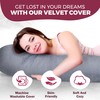 PILLANI Pregnancy Pillows for Sleeping – 57-Inch Maternity Pillow for