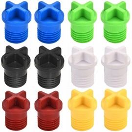 12PCS Light Socket Safety Cap Plugs,Light Bulb Socket Cover,Cap for String Lights, Recessed and Standard Light Sockets (10)