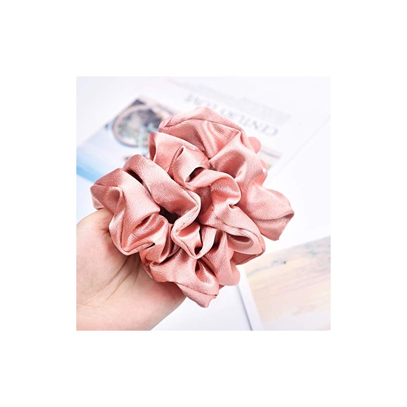 Scrunchies de seda satinada para dama de honor para el