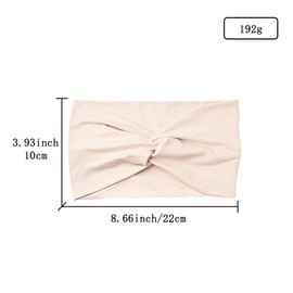 Wesoke 10 PCS Women Headbands, Wide Hair Wrap Extra Turban Head Bands for Lady Large Sport Workout Stretch Non-slip Big Hair Bands