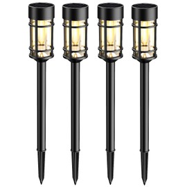 ILANCK ILANCK Solar Pathway Lights 4 Pack
