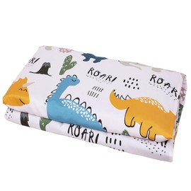 Suyfhdc Kids Nap Mat Cover, 47" x 22" Sewn-in Flap Design Rest Mat Cover, Perfect for Preschool and Daycare, Soft Breathable Sleep Mat Washable (Cover ONLY)