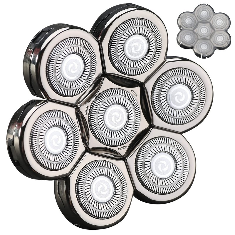 7 Blades Head Shaver Replacement Heads Electric Shaver Universal Replacement