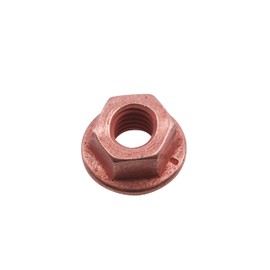 Connect 30741 Copper Flashed Nut Flanged & Self Locking M8 x 1.25 x 13mm Hex 5pc