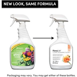 FloraLife Clear Crowning Glory - Liquid Shield Finishing Spray for Fresh-Cut Flowers - 32fl oz
