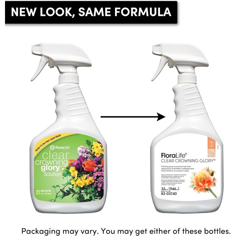 FloraLife Clear Crowning Glory - Liquid Shield Finishing Spray for
