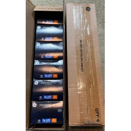 GE 12 Bulbs (case) Reveal LED Indoor Floodlight 3X Life Dimmable GE 450 Lumens -45W