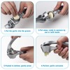 Garlic Press, Garlic Mincer Easy-squeeze Ergonomic Handle, Rust Proof, No