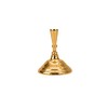 Candelabra 3-Arm Candelabra Metal Exterior Gold-Plated Height 31 cm Width