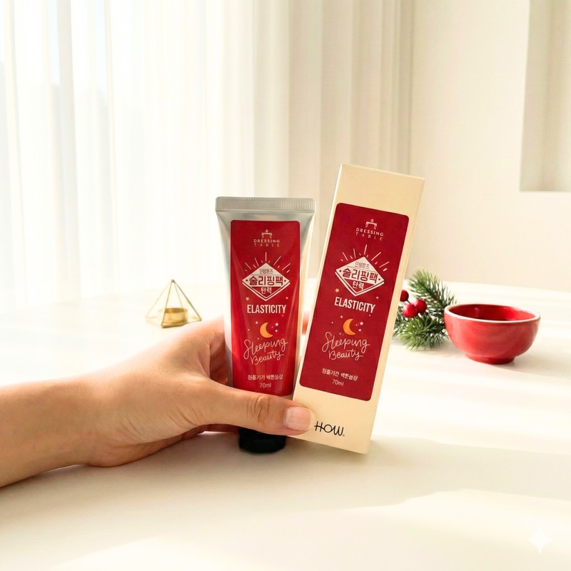 Ginseng Rose elasticity sleeping pack, sleeping pack, mask pack, wrinkles