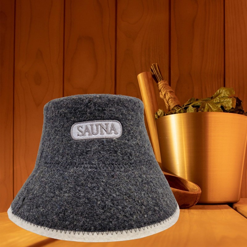 PRINZEPS Sauna Hat Men's Perfect Sauna Hat Made of 100%