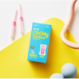 White Oh-My Tampon (Regular/Super) (8ea/12ea) - Regular 12ea