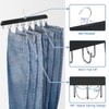 Jean Hangers for Closet, 14 Wood Jeans Hooks Space Saving,