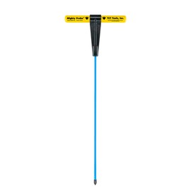 T&T Tools Mighty Probe Insulated Metal Soil Probe - 54-Inch Long Overall, w/ 3/8" Metal Hex Round Rod – Probing Rod, T-Handle Steel Rods, Landscaping Tools