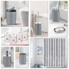 IMAVO Grey Bathroom Accessories Set with Shower Curtain,23 Piece Bathroom