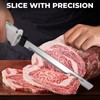 HAUSHOF Cordless Electric Knife Set for Meat Slicing 8V Stainless