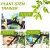 Lasnten 100 Pieces Black Fruit Tree Branch Limb Spreader for