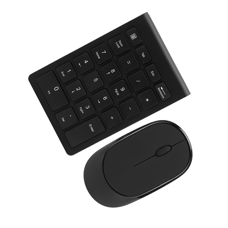 2.4G Wireless Ultra-Thin 22-Key Switch-Free Digital Keyboard Wireless Mouse Set