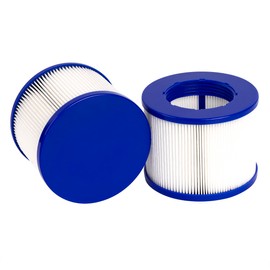 YanBan 4pcs Type VI Filter Replacement Compatible With GYMAX SPA, for Most Hot Tub, Inflatable Swimming Pool Filter