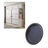 Kare & Kind 4X Round Closet Door Finger Pulls (Black)