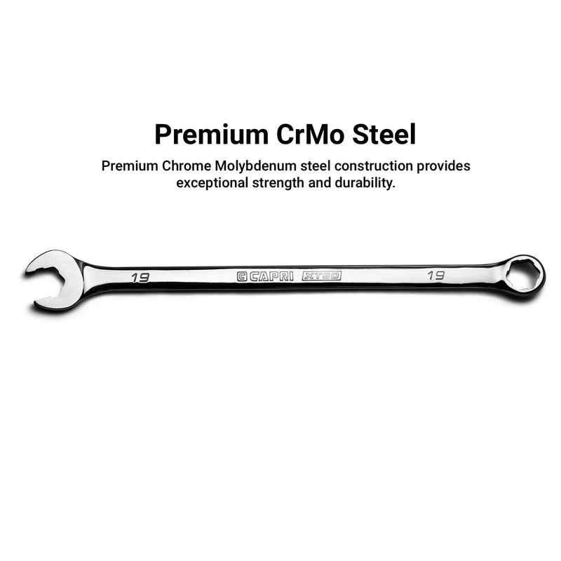 Capri Tools 12 mm WaveDrive Pro Combination Wrench for Regular