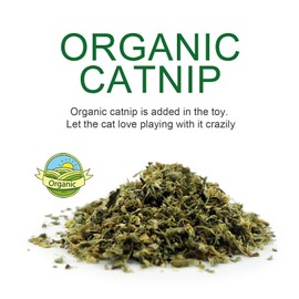 TTcat Organic Catnip Toy for Cats & Kittens,Cat Chew Toy for Indoor Cats,Big Fish…