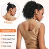 Lommel Drawstring Ponytail for Black Women,10 Inch Ponytail Extension for