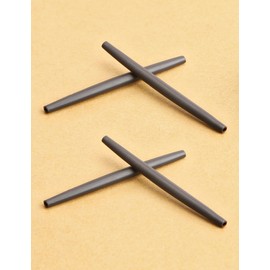 Kygear 2 Pairs Black Silicone Replacement Temple Sleeve Arm Grips, Silicone Rubber Ear Socks Arm Sleeve for Oakley Transistor/Capacitor/Jackknife 2.0 4.0 6.0, Anti-Slip Glasses Arm Covers