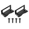 PATIKIL Recessed Pull Door Handle, 2 Pack Invisible Flush Pull