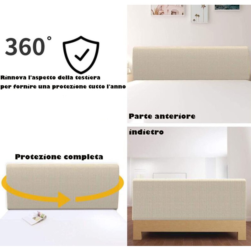 Headboard for Bed, Headboard Cover Dustproof Stretch Bed Headboard Padded