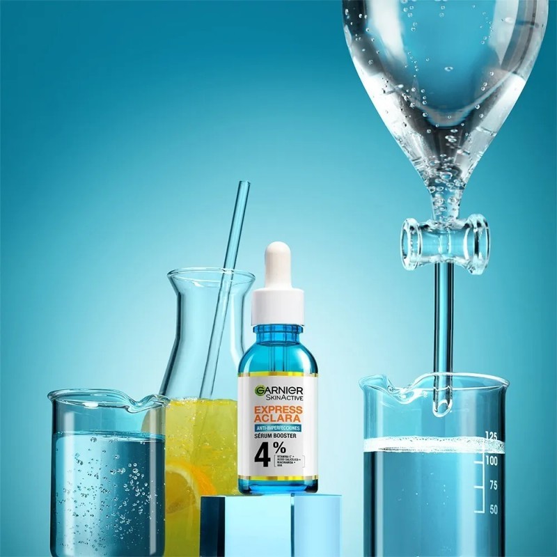 Garnier Express Aclara Sérum Antiacné Con Acido Salicílico para Día