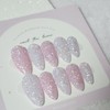 Moonlit Veil Handmade Nail Tip - Stiletto / Moonlit Veil