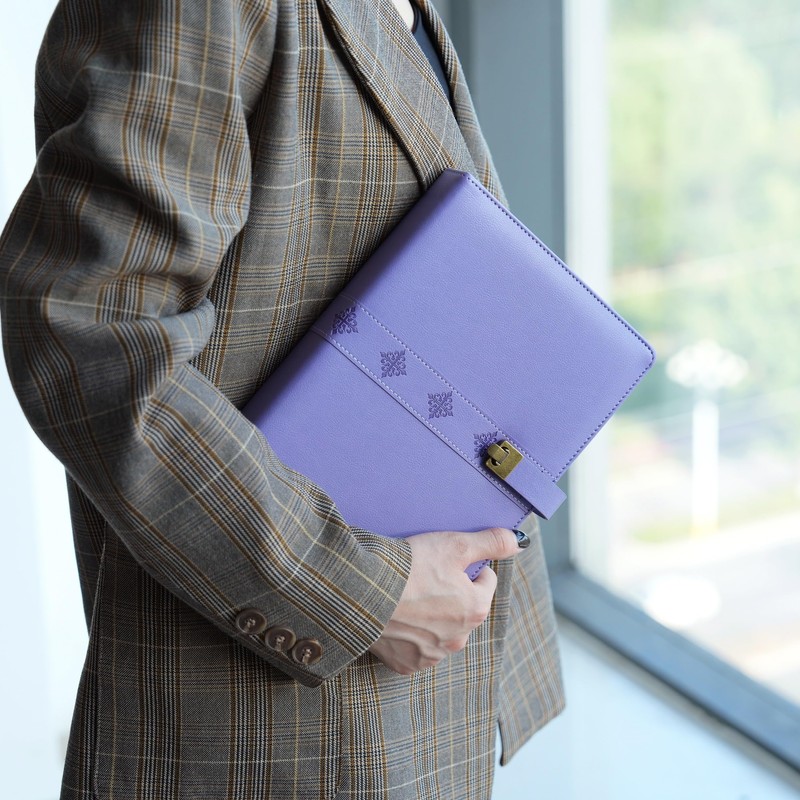 WASON A5 Diary Lined Compositions Notebook with Pen, Refillable Paper
