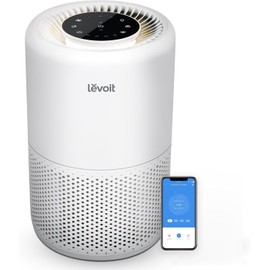 LEVOIT Purificador de Aire Inteligente con Filtro HEPA H13, Control por Alexa, Silencio Modo Sueño <24dB, Elimina 99,97% de Alergia Tabaco Polen Ácaro