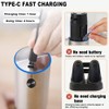 SYTRANREIN Rechargeable Electric Salt and Pepper Grinder Set, Premium Stainless
