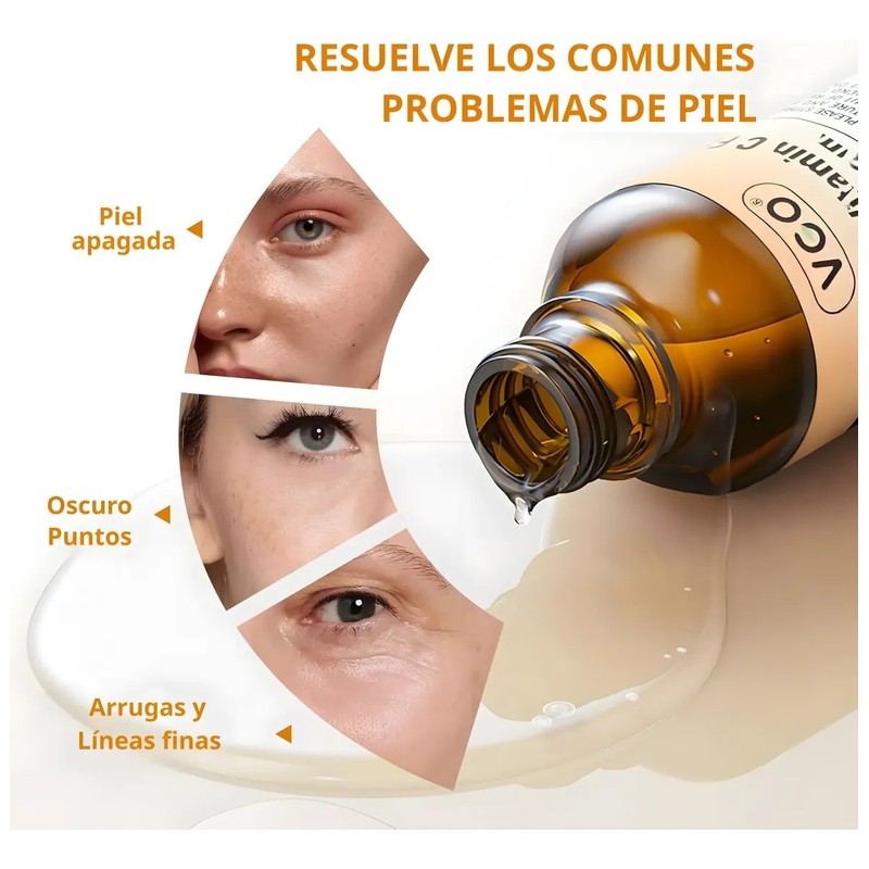 Kit Skincare Serum 30ml Crema 50g Limpiador Facial 100g Vgo