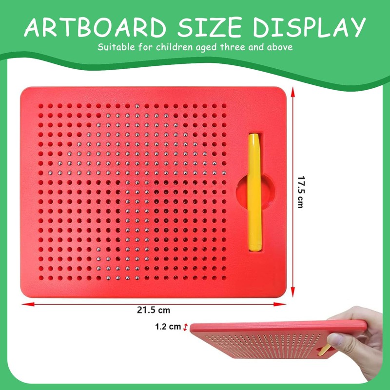 Brateuanoii Children's Magnetic Game, 21.5 x 17.5 cm, Magnetic Toy