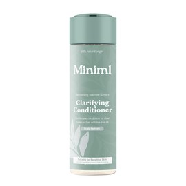 Miniml Clarifying Hair Conditioner - Refreshing Tea Tree & Mint 400ml, 99.6% Natural, Vegan & Cruelty-Free Conditioner for Oily Hair